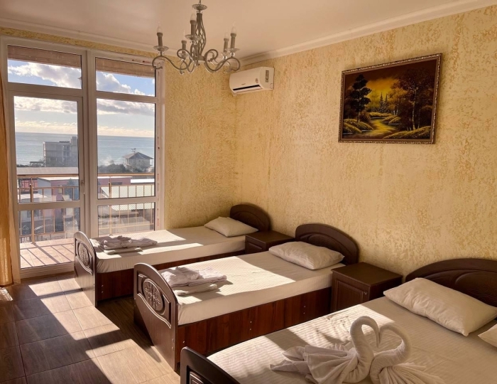 4-местный номер стандарт - Отель «Огонёк» Цандрыпш